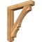 Ekena Millwork Balboa Craftsman Rough Sawn Bracket w/ Offset Brace, Western Red Cedar, 6"W x 32"D x 36"H BKT0604X32X36BOA04RWR - alternate 1